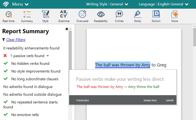 how to check for passive voice in word mac